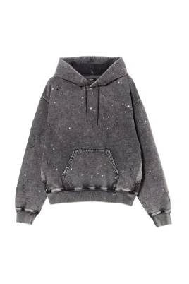 Damage Short Hoodie