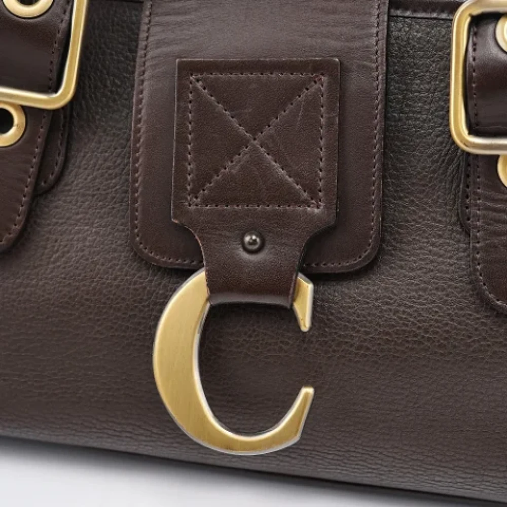 Chloé Pre-owned Leather totes Brown Dames