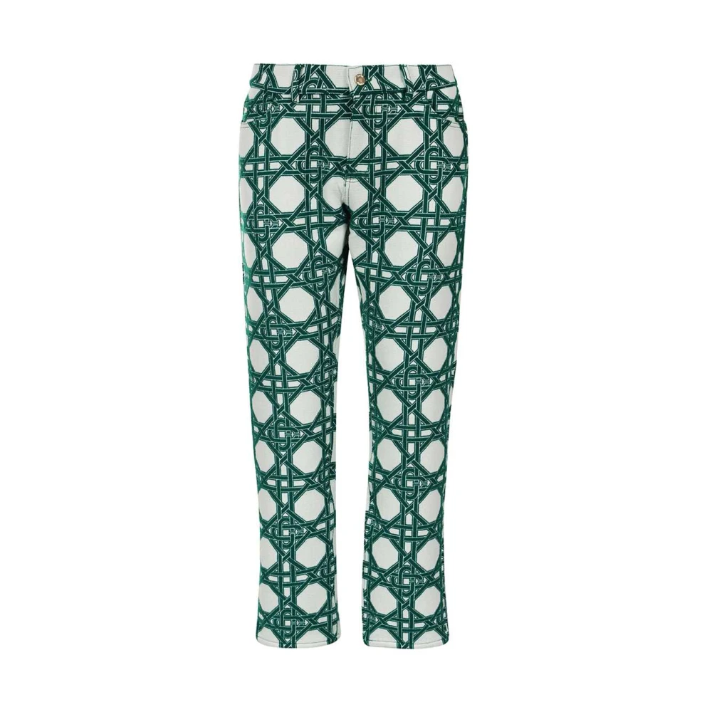 Casablanca Wollen Broek met Monogramprint Multicolor Heren
