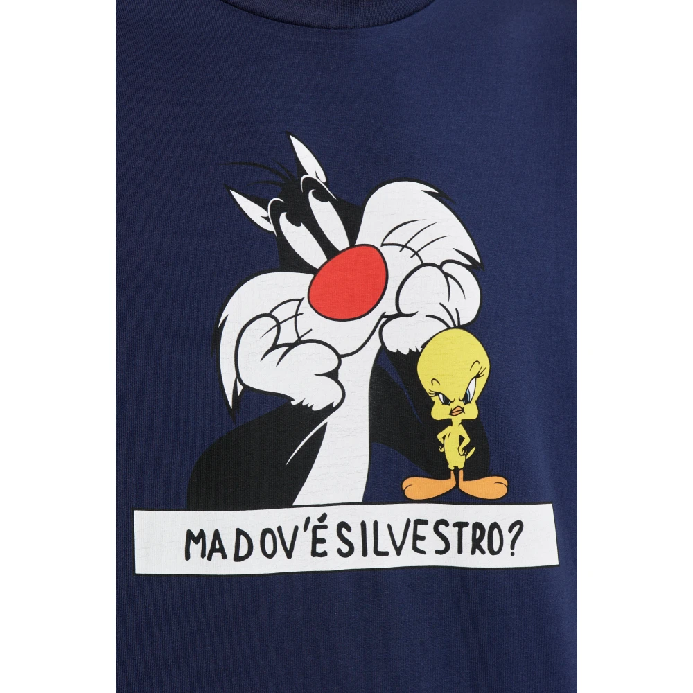 Iceberg T-shirt met print Blue Heren