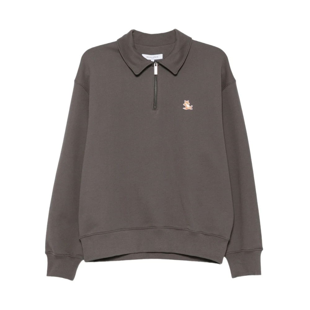 Maison Kitsuné Uomo Grigio Felpe, L, New,