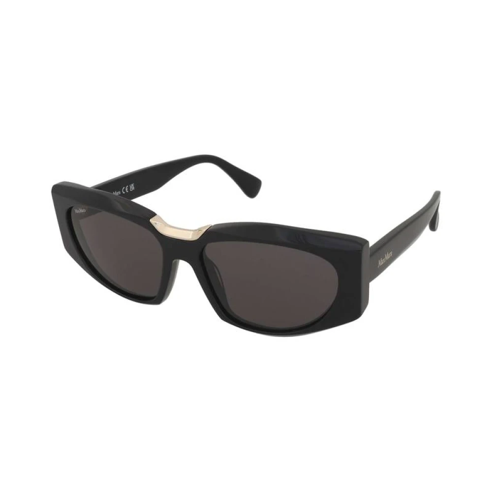 Max Mara Unisex Black Sunglasses, 56 Mm, Sunglasses