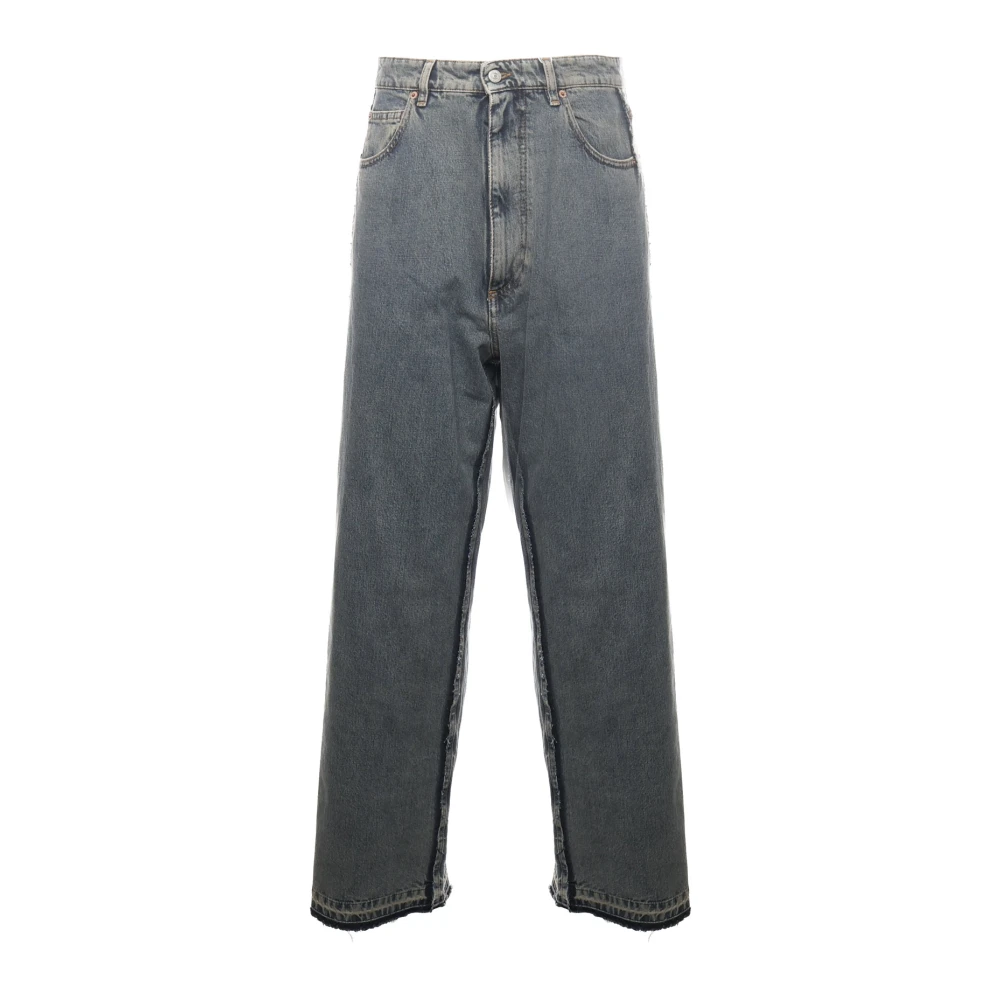 Mm6 Maison Margiela Men's Gray Straight Jeans