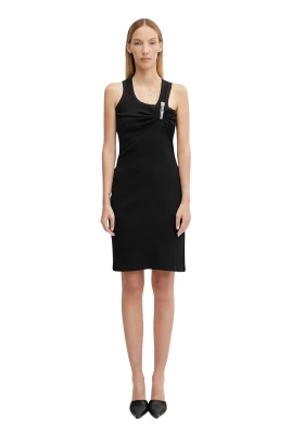 Washing Clip Rib Dress
