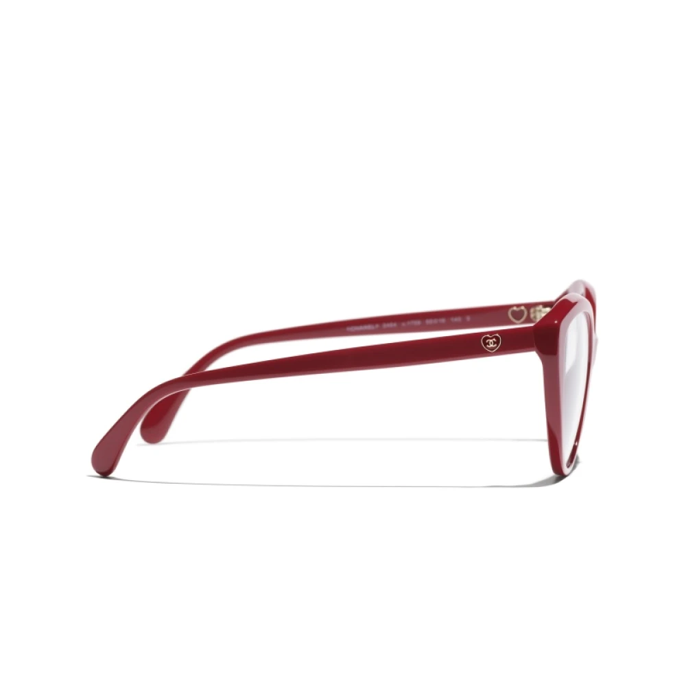 Chanel Sunglasses Red Dames