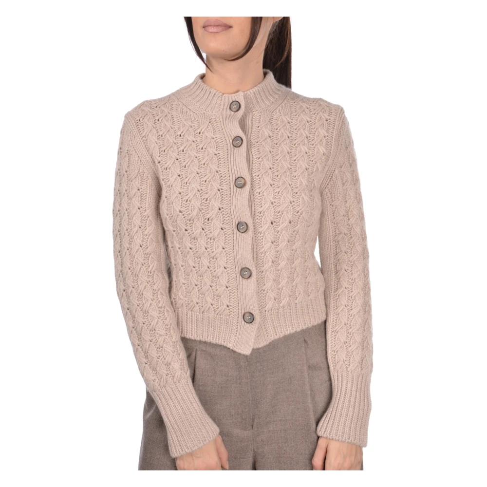 Gran Sasso Stijlvolle Coreana Shirt Brown Dames