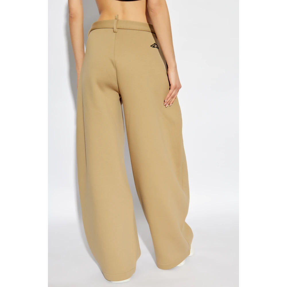Dsquared2 Wijde broek Beige Dames