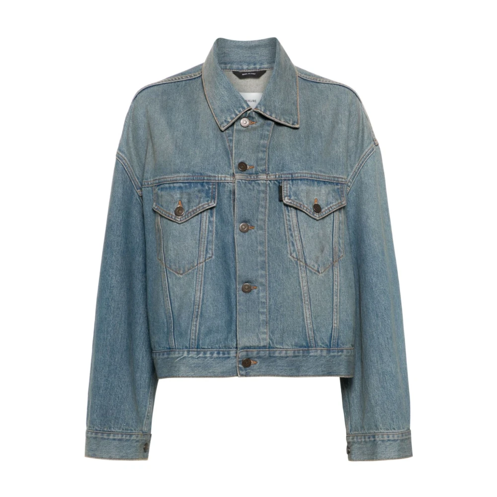 Haikure Blauwe Denim Jack Blue Dames