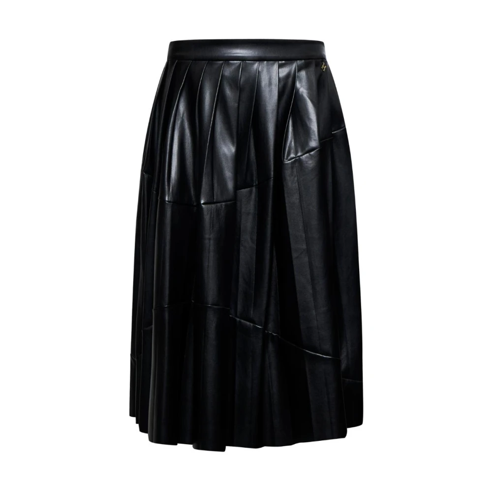 Silvian Heach Vrouw Zwart Rokken Dames, Xs, Geplooide Midi-Rok