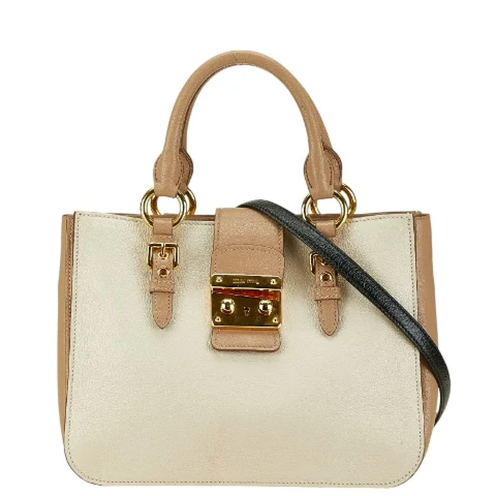 Pre-owned > Pre-owned Bags > Pre-owned Tote Bags - - Miu Miu Pre-owned - Modalova