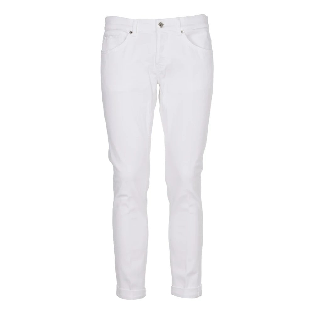 Dondup Men's White Slim-Fit Jeans For - Slim Fit Jeans - W36 - Jeans
