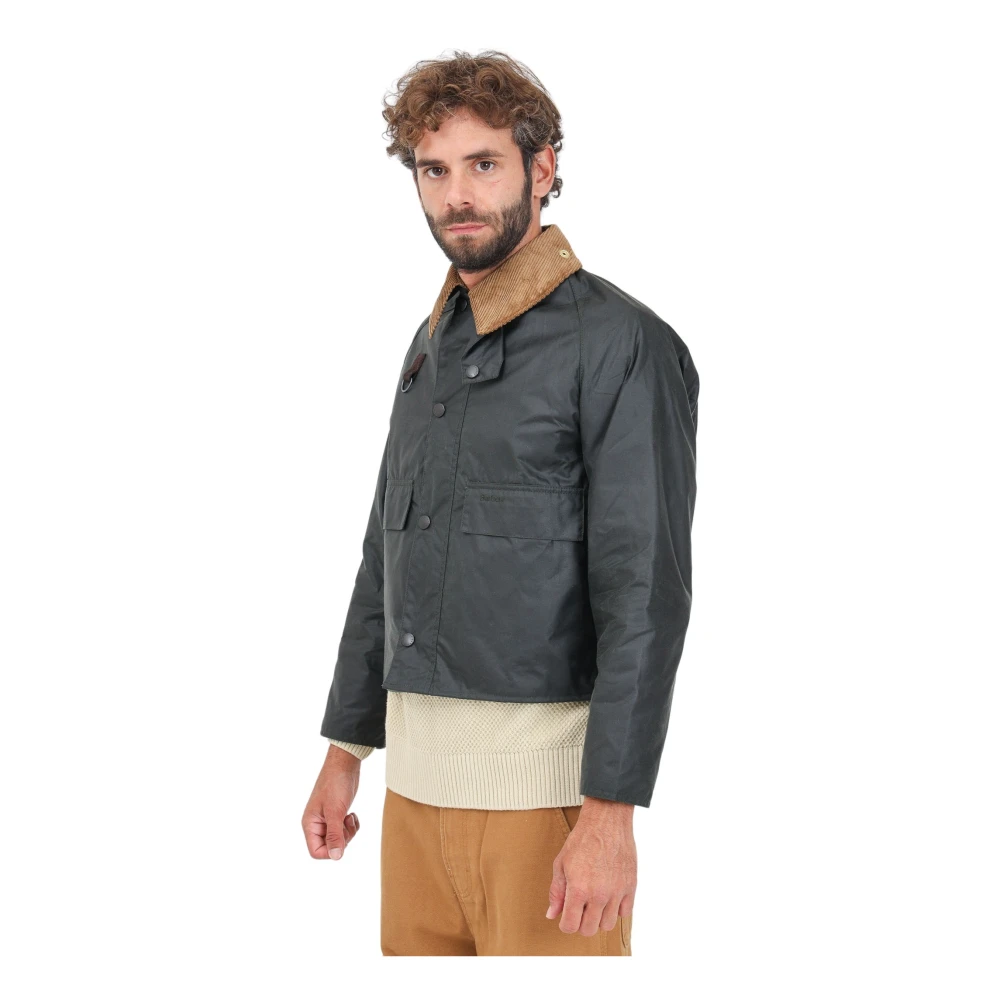 Barbour Groene Waterdichte Jas voor Mannen Green Heren