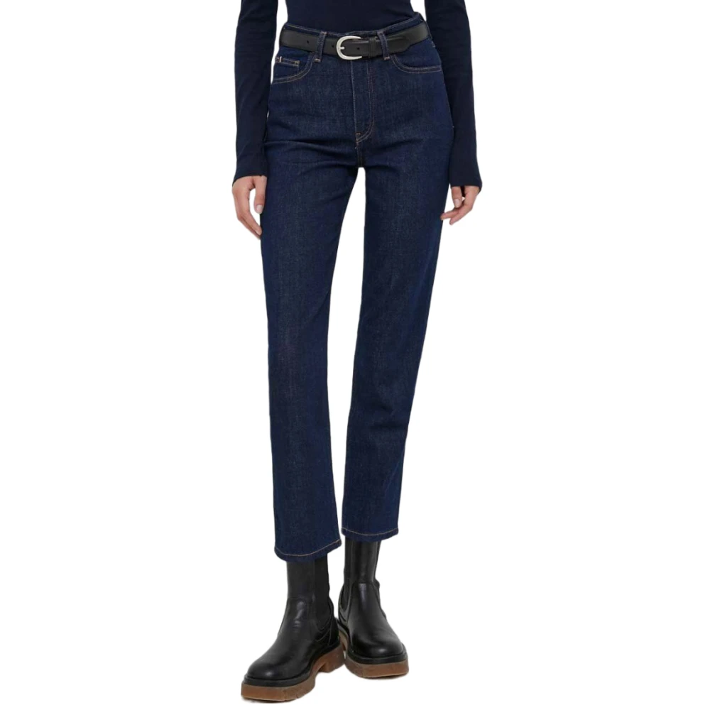 Tommy Hilfiger Dames Marineblauwe Klassieke Straight Hw A Rue Jeans Blue Dames
