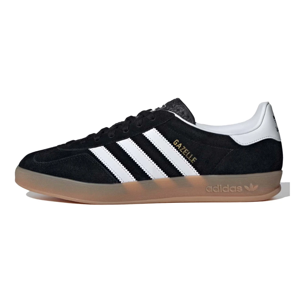 Adidas Originals Zwarte Suède Sneaker met Rubberen Zool Heren Schoenen