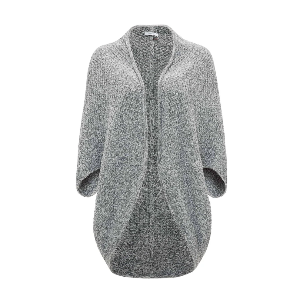 Opus Amaryllis Wafel Sjaal Gray Dames