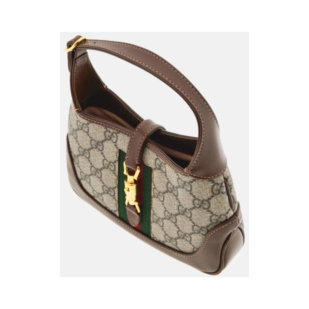 Gucci Jackie 1961 GG Supreme Mini Tas Brown Dames
