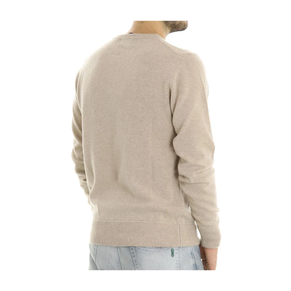 Roy Roger's Ronde Hals Trui Beige Heren