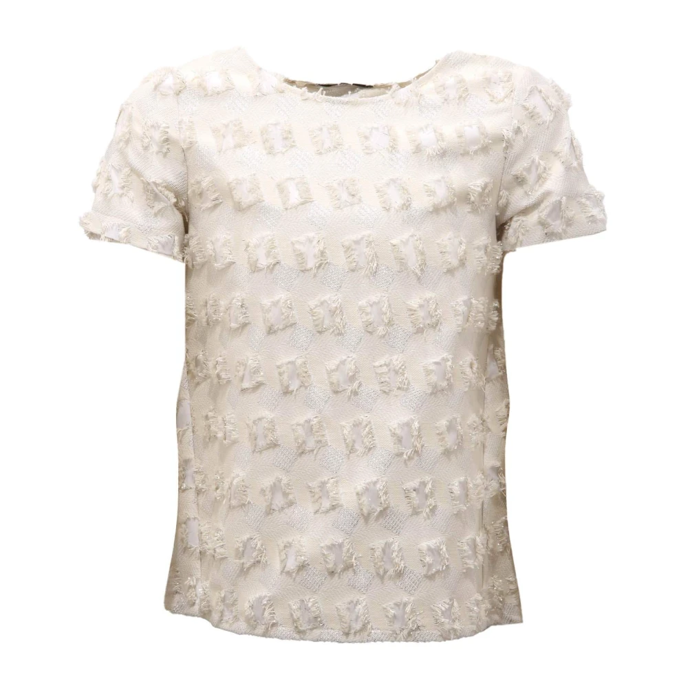 Dondup Girls White Kids Short Sleeve T-Shirts, 12 Y, Dfca27 T-Shirt