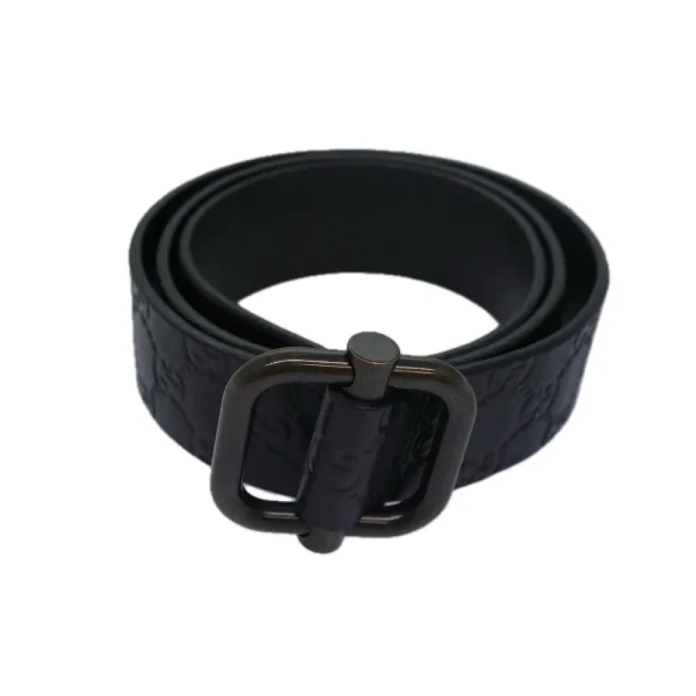 Gucci Vintage Pre-owned Leather belts Black Dames