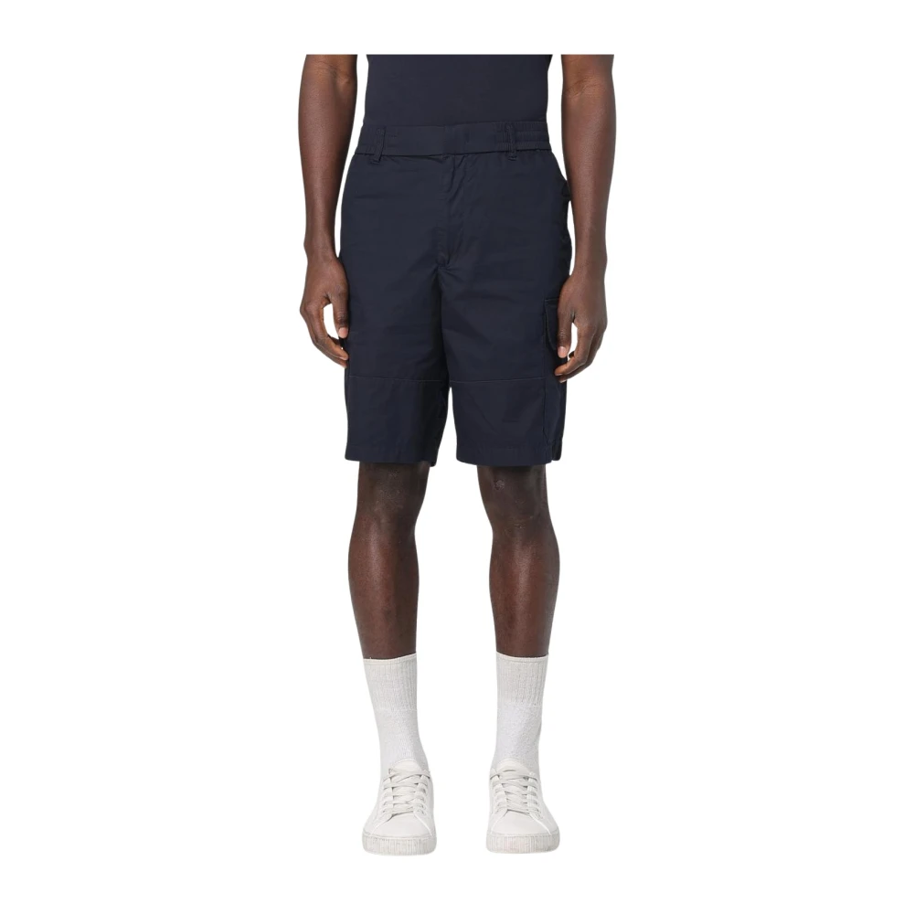 Armani Exchange Men's Blue Casual Shorts,, Cargo Shorts With Pockets W29