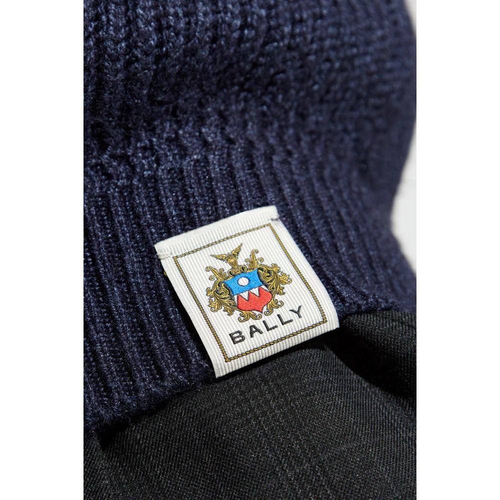 Bally Logo Sweater Blue Heren