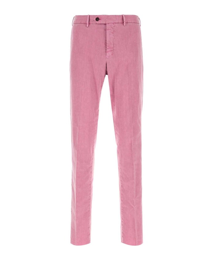 pantalon-stretch-en-melange-de-lin