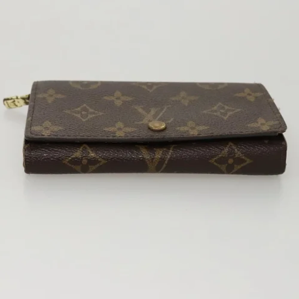 Louis Vuitton Vintage Pre-owned Canvas wallets Brown Dames