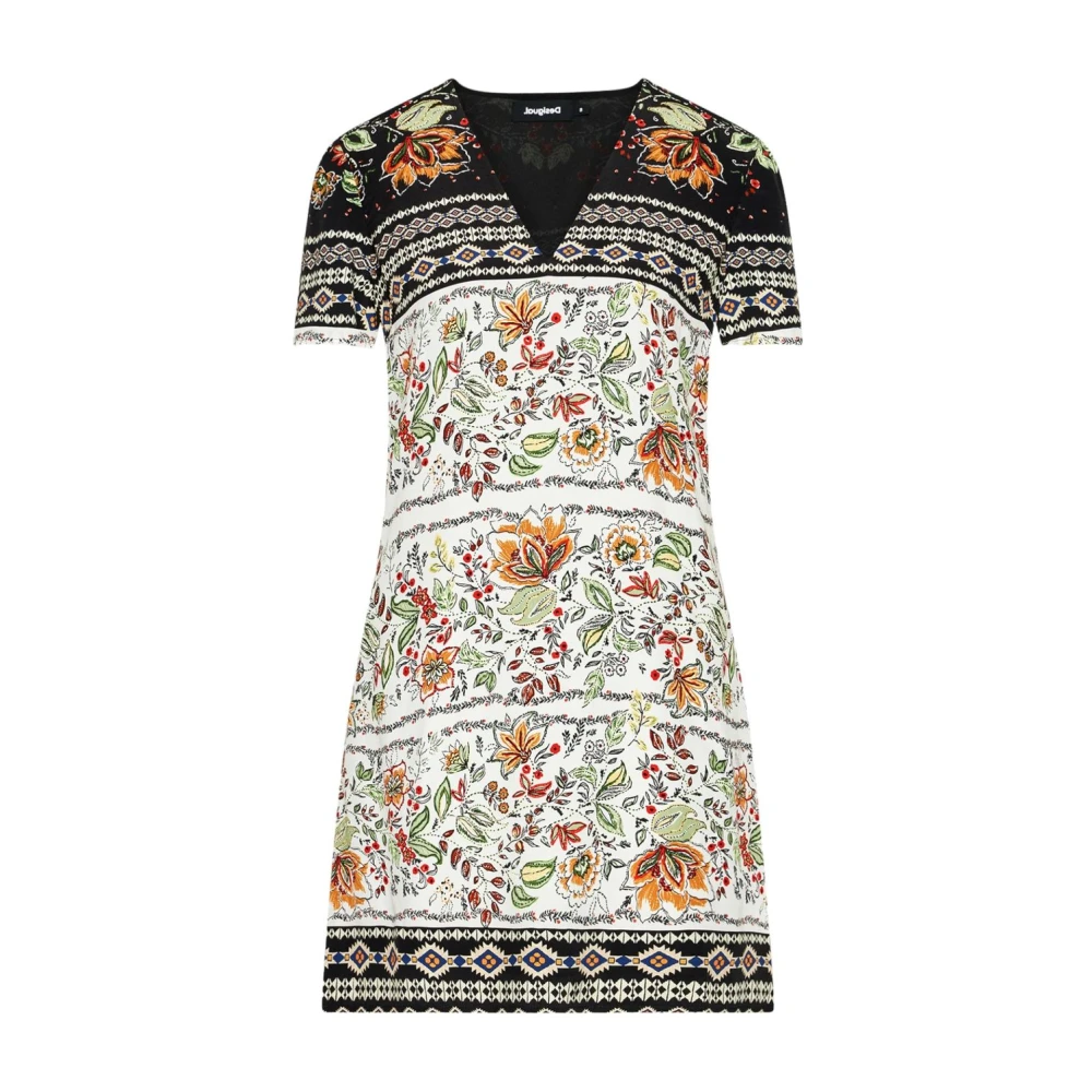 Desigual Korte Jurk Multicolor Dames