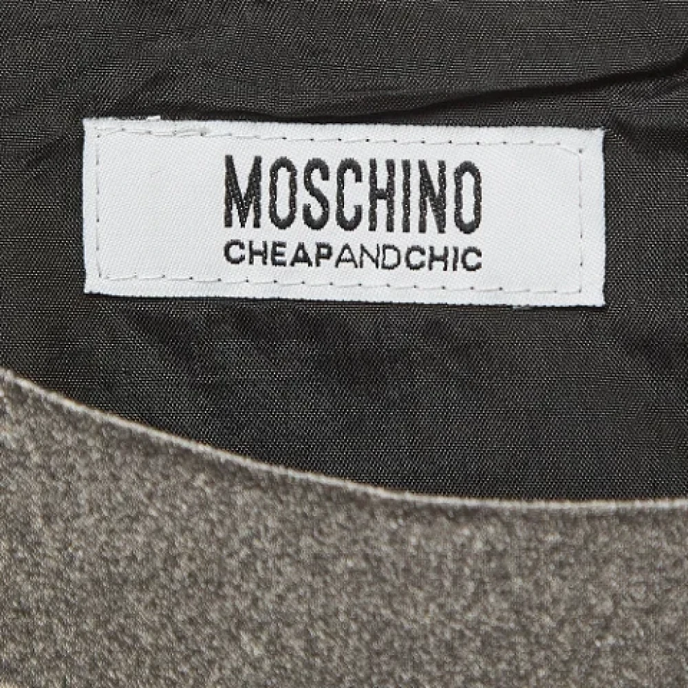 Moschino Pre-Owned Pre-owned Fabric dresses Gray Dames