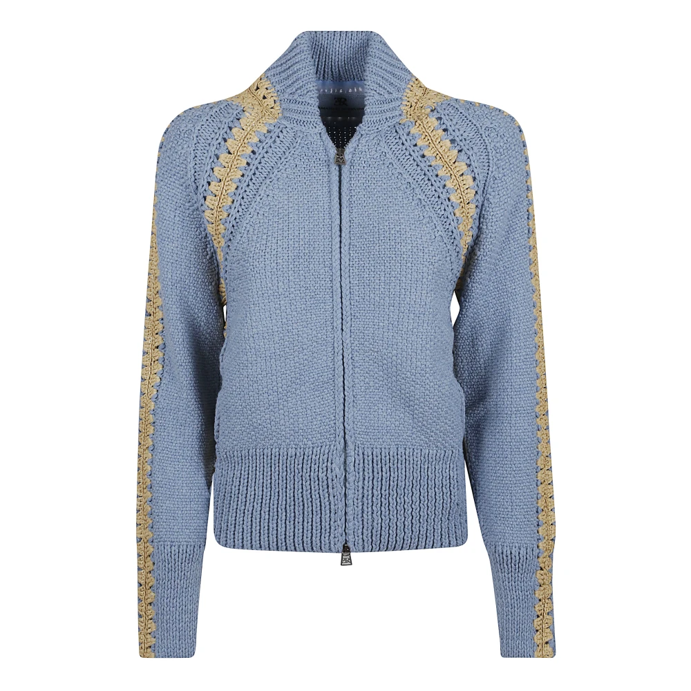 Ermanno Scervino Blauwe Jas voor Vrouwen Blue Dames