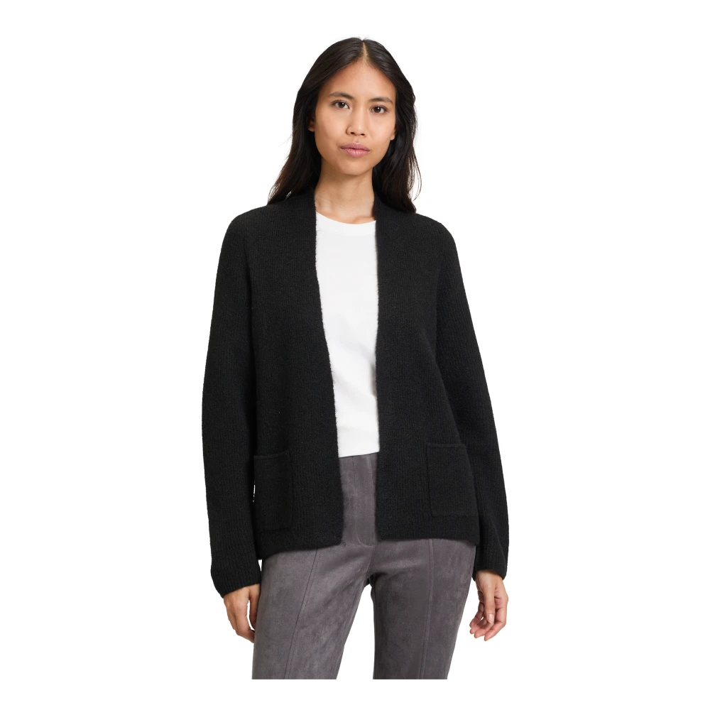 Betty Barclay Gebreid Vest met Gebreide Details Black Dames