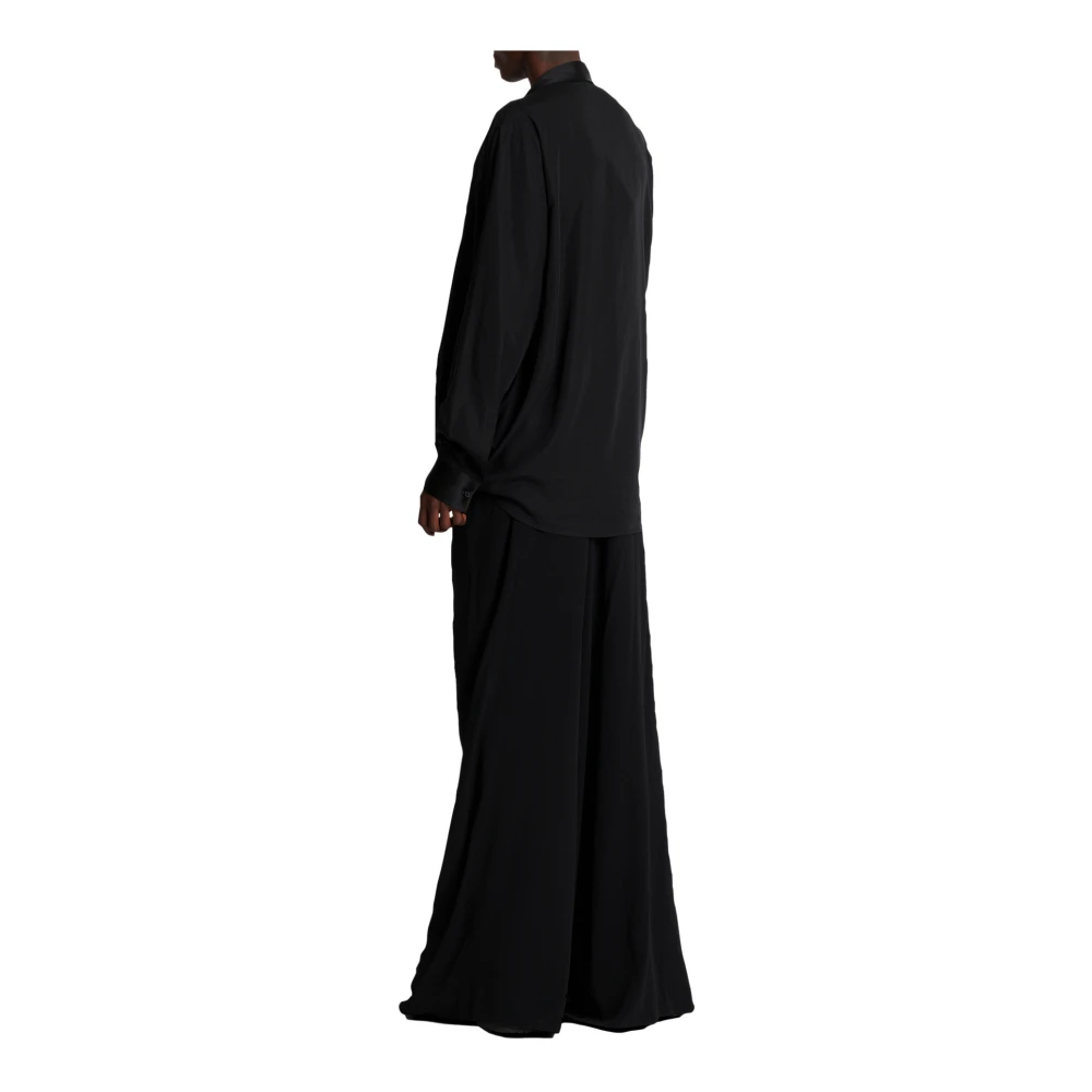 Balmain Draped Jacket Black Heren