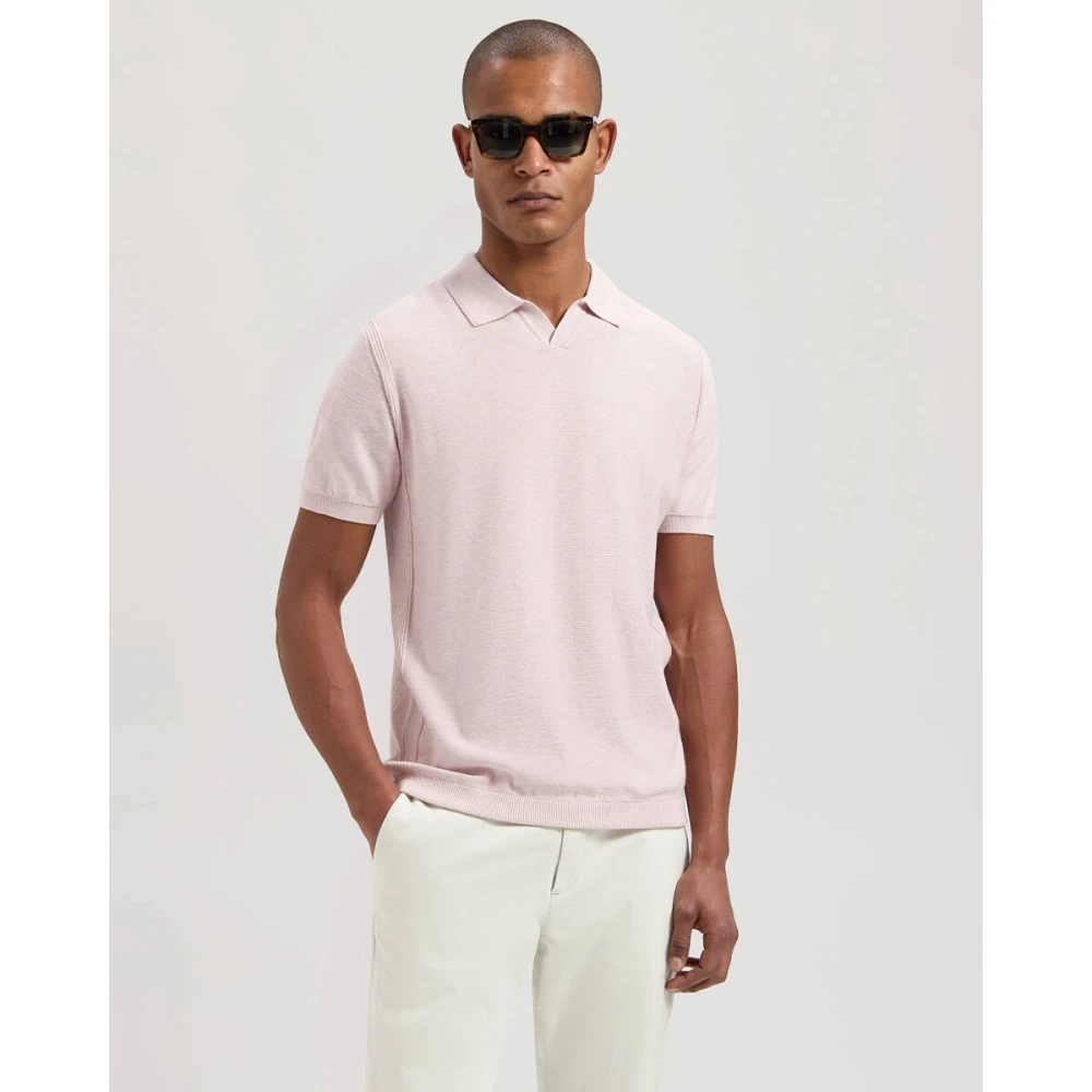 Dstrezzed Mercury Short Sleeve Polo Pullover Purple Heren