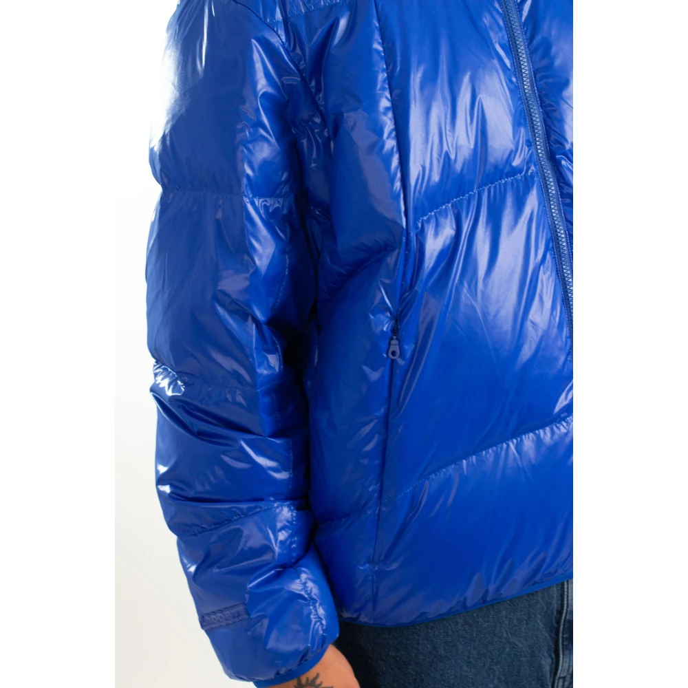 Lacoste Krokodil Donsjack in HJM Blue Heren