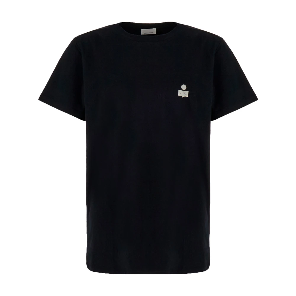 Isabel marant T-shirt met logo print Black Heren