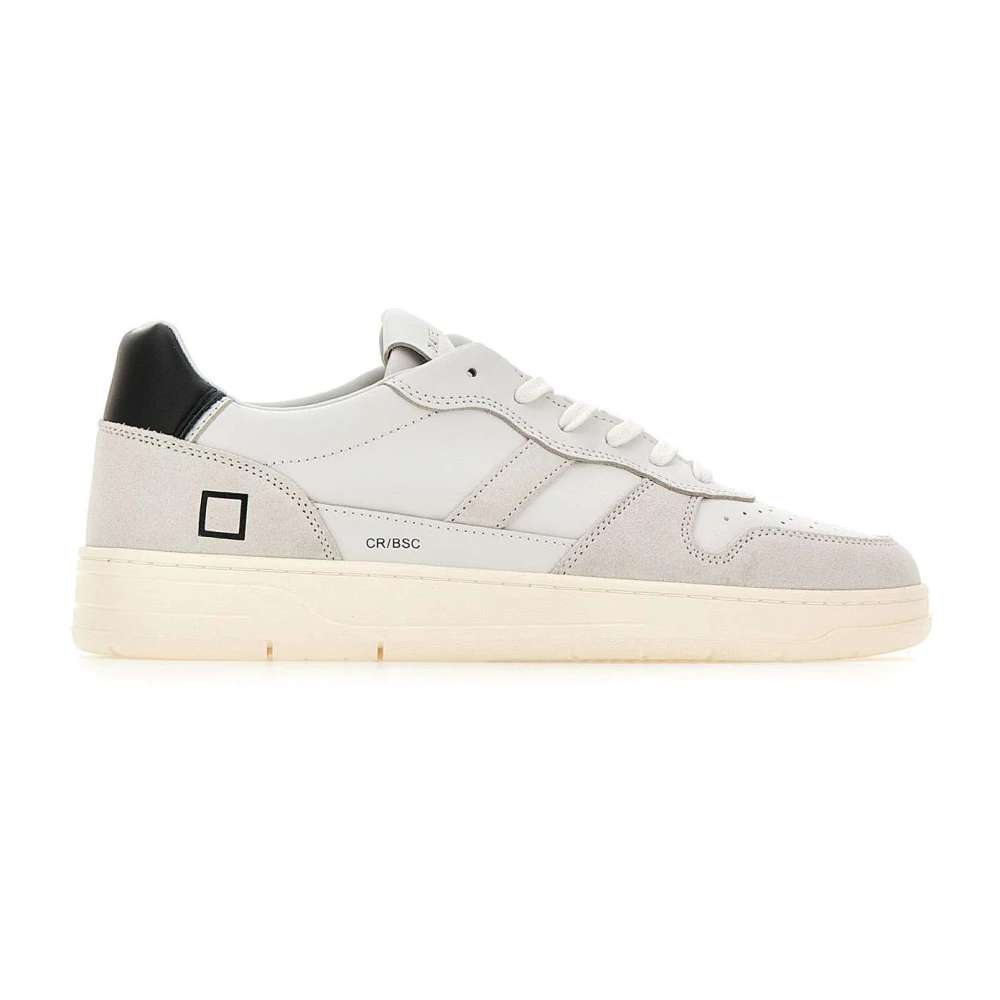D.a.t.e. Men's White Sneakers, 9 Uk, Court 2.0 Basic
