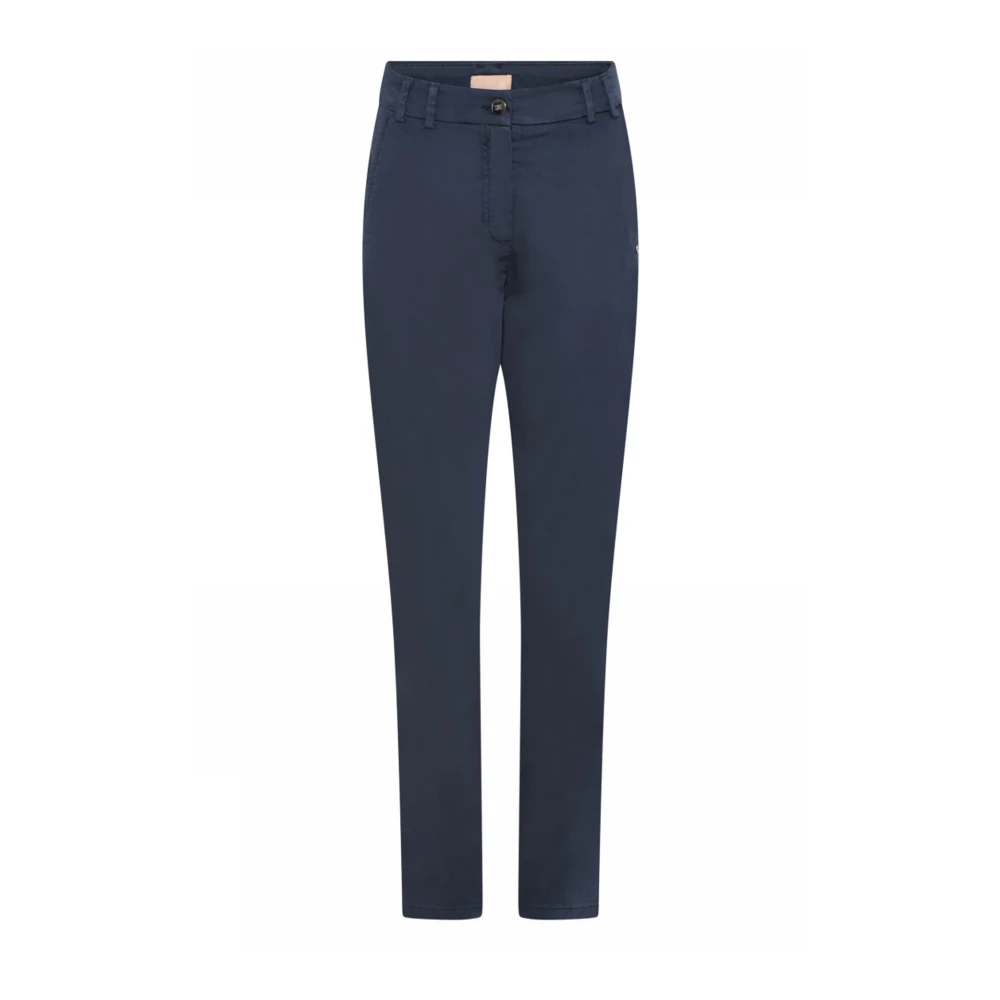 Gustav Klassieke Chino Broek in Midnight Blue Dames
