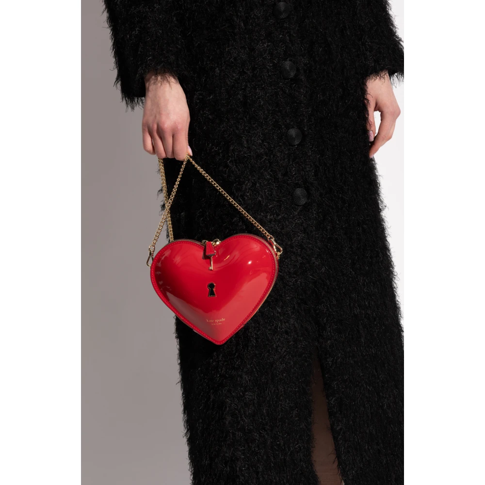 Kate Spade Schoudertas Sleutel Tot Mijn Hart 3D Micro Red Dames