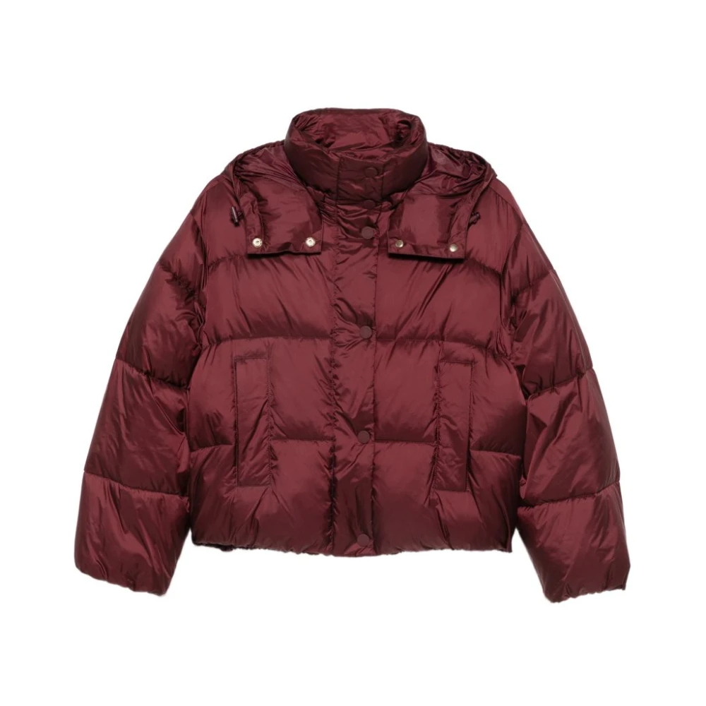 Twinset Donna Rosso - Giacca Imbottita - Jackets - S
