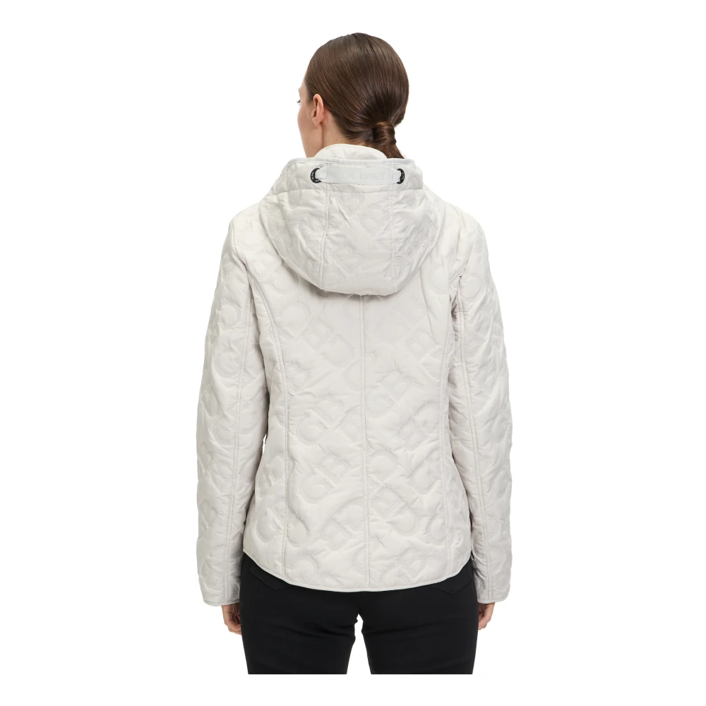 Gil Bret Hoodie met grafisch patroon Beige Dames