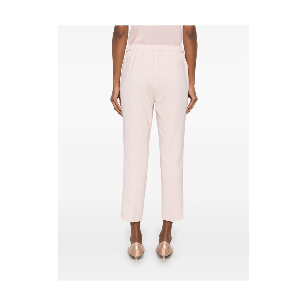 Theory Roze Elastische Taille Korte Broek Pink Dames