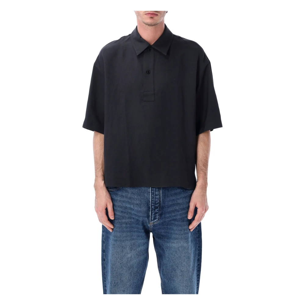 Studio Nicholson Mannelijk Blauw Tops Heren, S, Polo