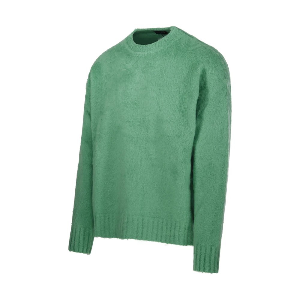 Roberto Collina Groene Ronde Hals Trui Green Heren