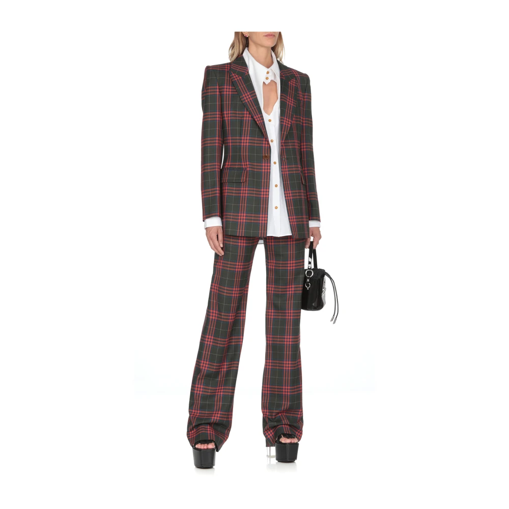 Vivienne Westwood Witte Katoenen Damesoverhemd met Maxi Kraag White Dames