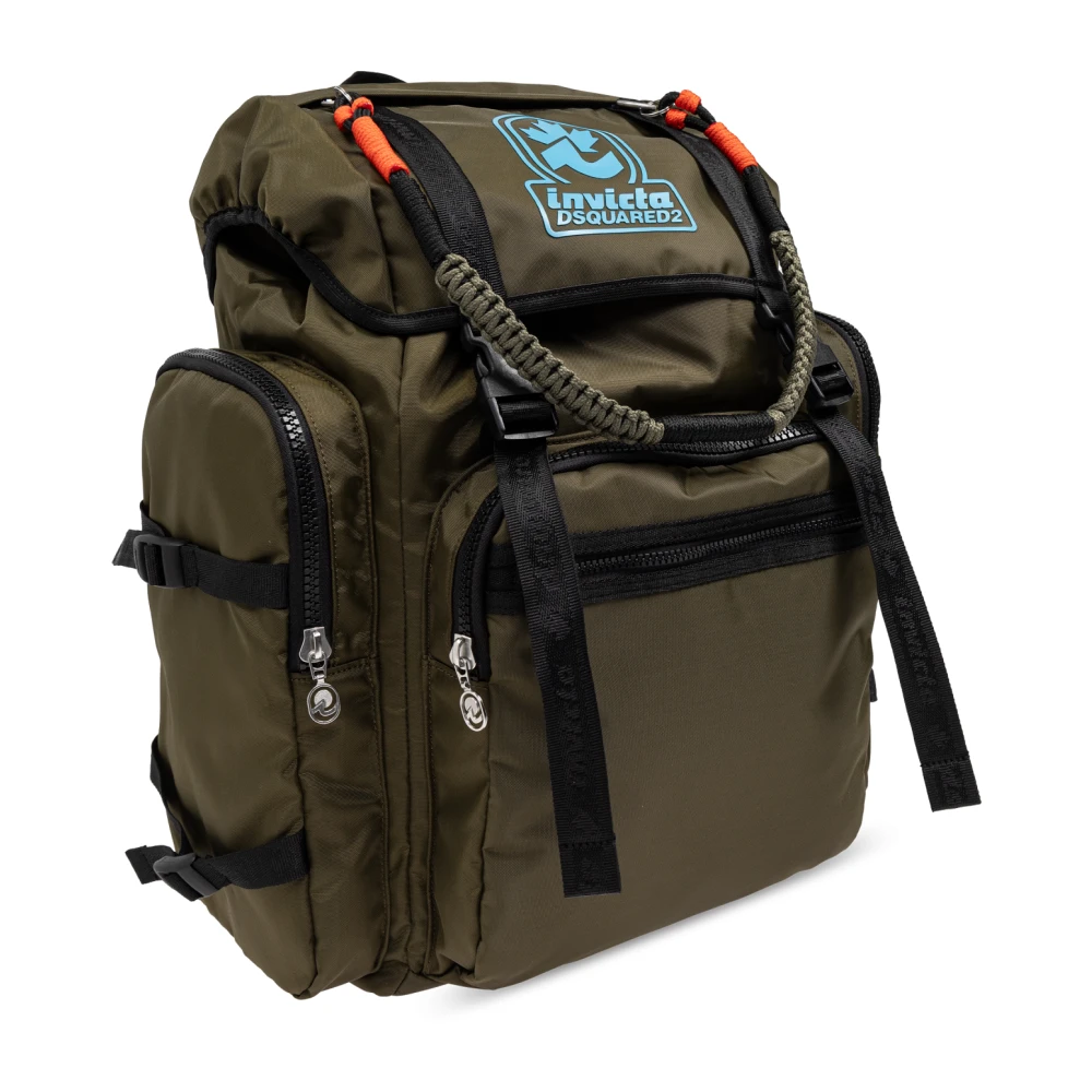 Dsquared2 Rugzak capsule 'Invicta' Green Heren