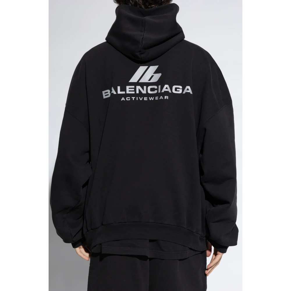 Balenciaga Hoodie Black Heren