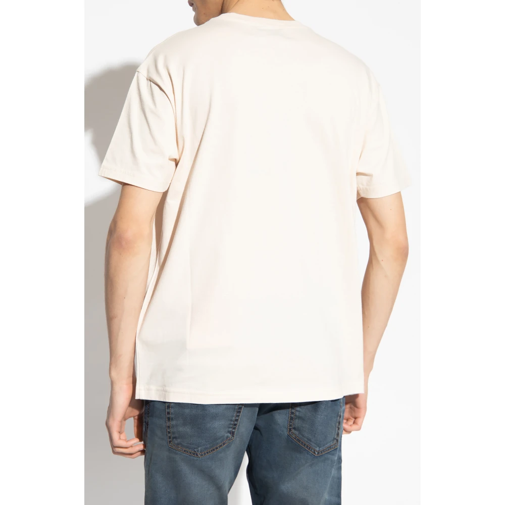 Vivienne Westwood T-shirt met logo Beige Heren