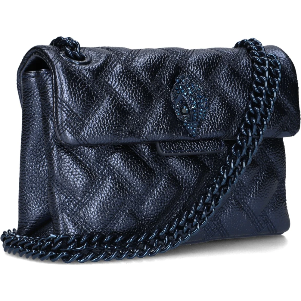 Kurt Geiger Blauwe Mini Kensington Drench Schoudertas Blue Dames