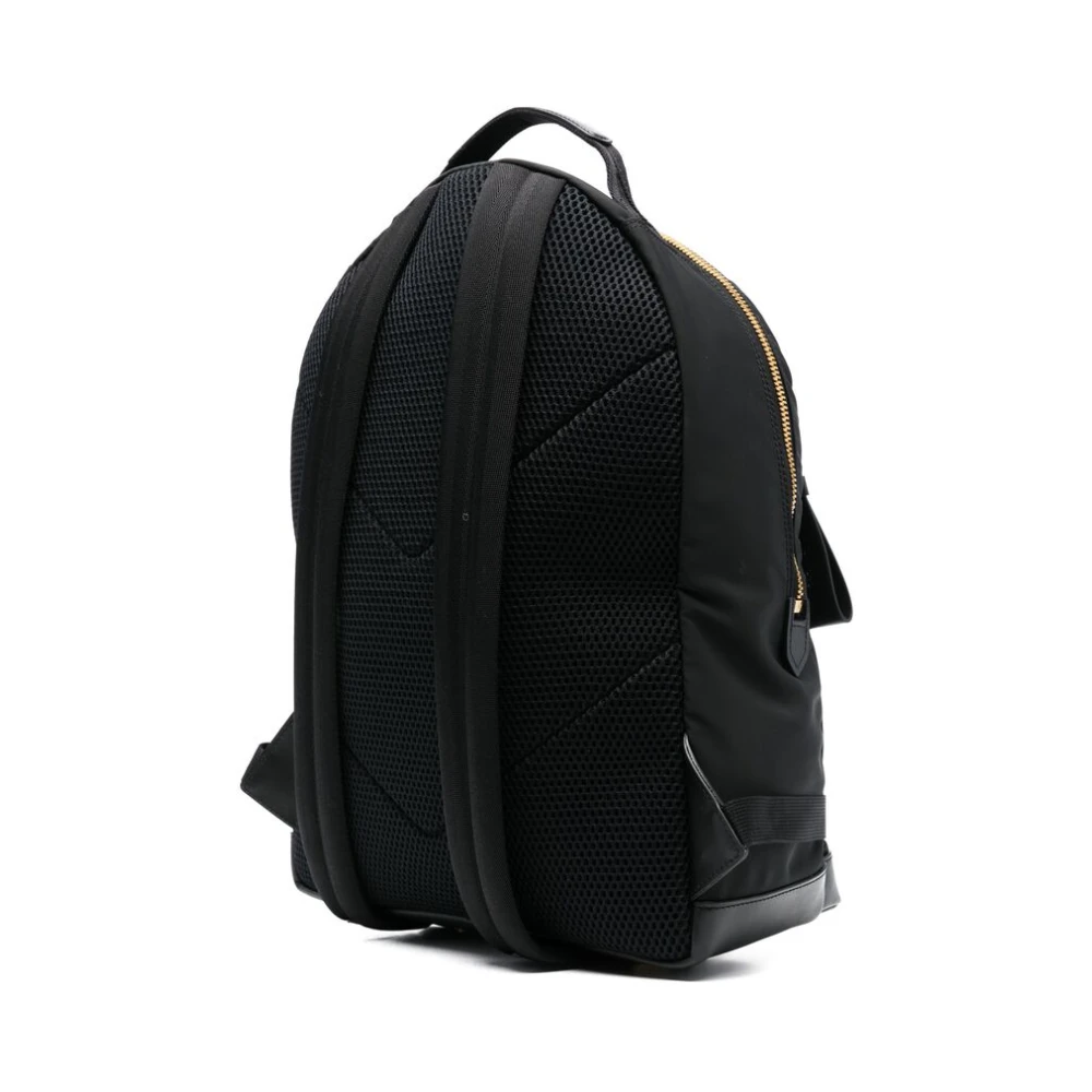 Tom Ford Zwarte rugzak met tweewegrits Black Heren