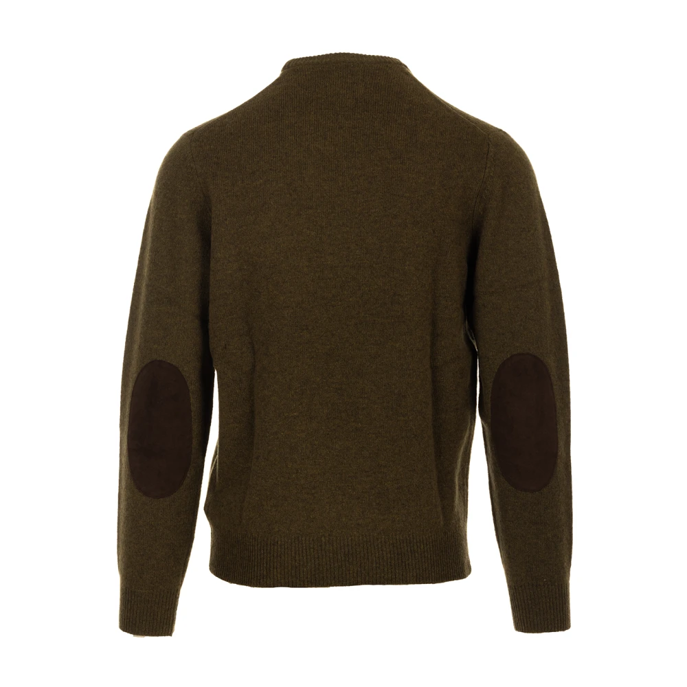 Barbour Groene Essential Patch Crew Sweaters Green Heren
